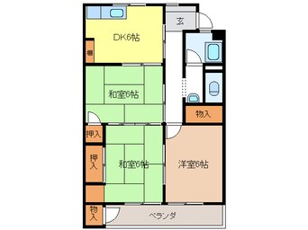 間取図 三門マンション