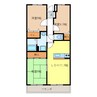グレイシャス東島 3LDKの間取り