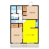 ルミナス島 2LDKの間取り