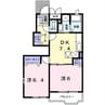 メゾン・ド・クレール 2DKの間取り