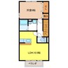 ノーブルネサンス 1LDKの間取り