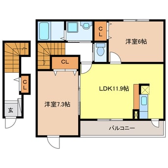 間取図 エアリー孝