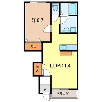 間取図 グラン・コンフォール