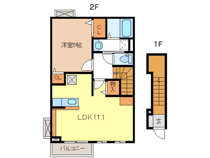間取図 メゾン　アンジュＢ
