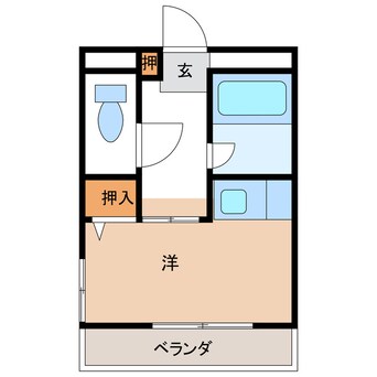 間取図 コーポ上土居