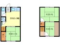 萱場6丁目ｱﾊﾟｰﾄの間取図
