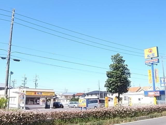 松屋岐阜則武店(その他飲食（ファミレスなど）)まで408m プリシェールにしき