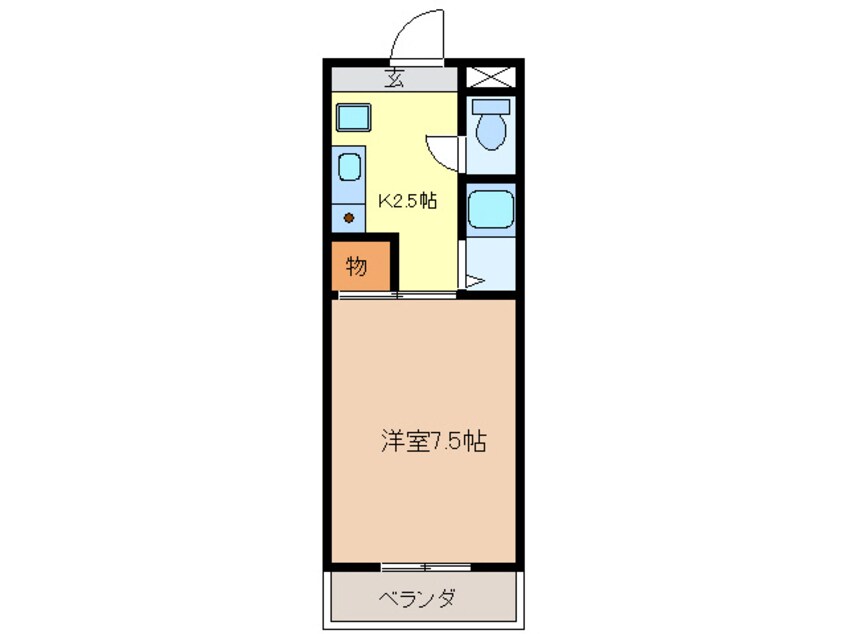 間取図 スカイレジデンス