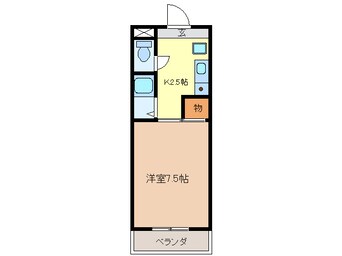 間取図 スカイレジデンス