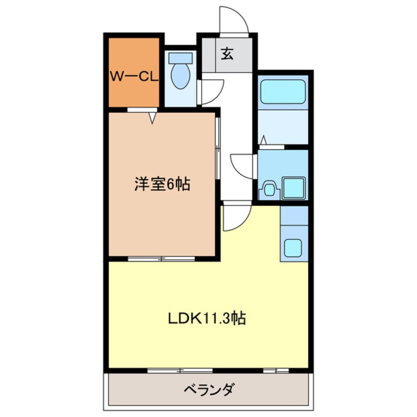 間取図 グランデージ北島