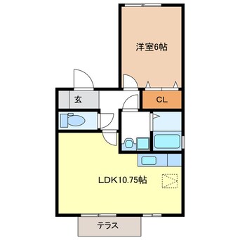 間取図 セジュールきよしＡ