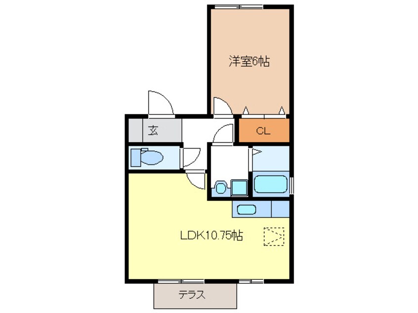 間取図 セジュールきよしＡ