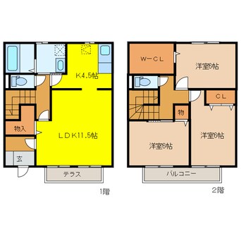 間取図 リビングタウン長良