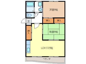 間取図 メゾン岩倉