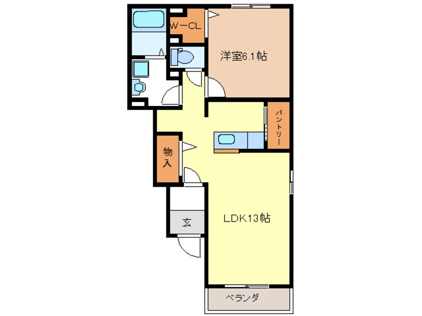 間取図 ウィステリア粟野