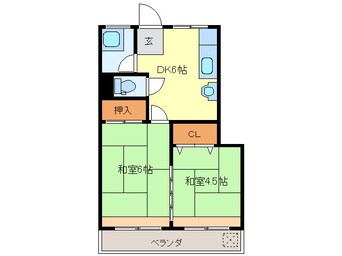 間取図 栗本ハイツ