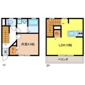ファミールⅡの間取図