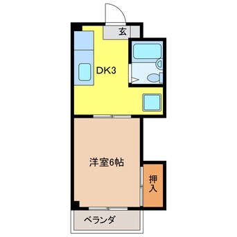 間取図 コファール山口