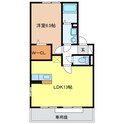 セジュールきよしBの間取図