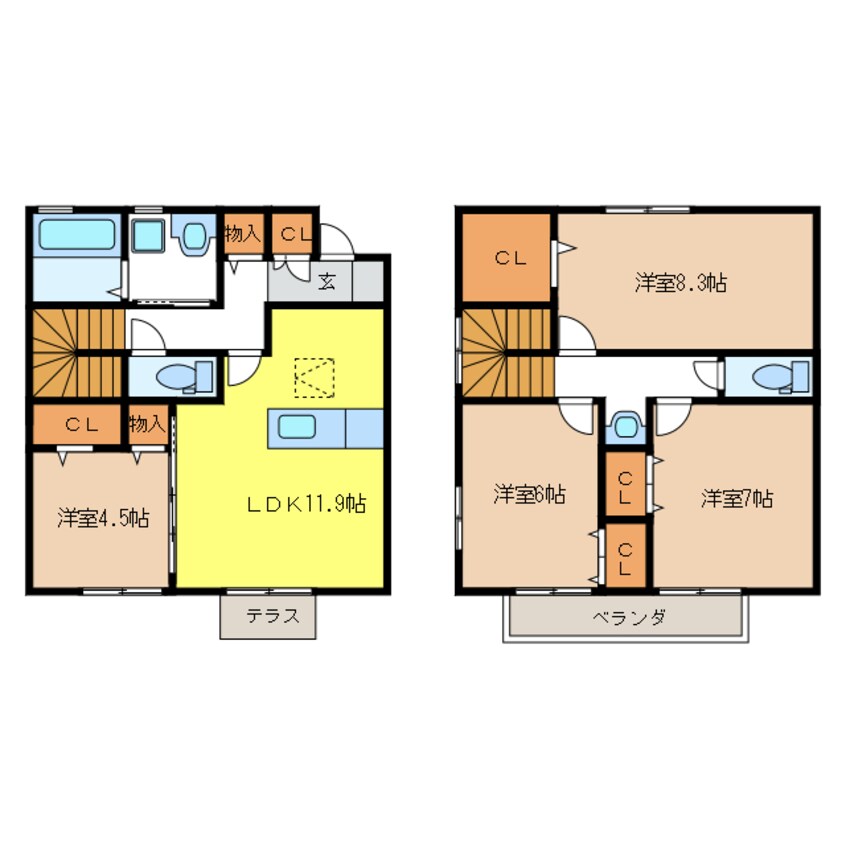 間取図 フォレスト長良　