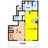 ドリームひまわり 1LDKの間取り