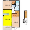 フローラＡ 2LDKの間取り