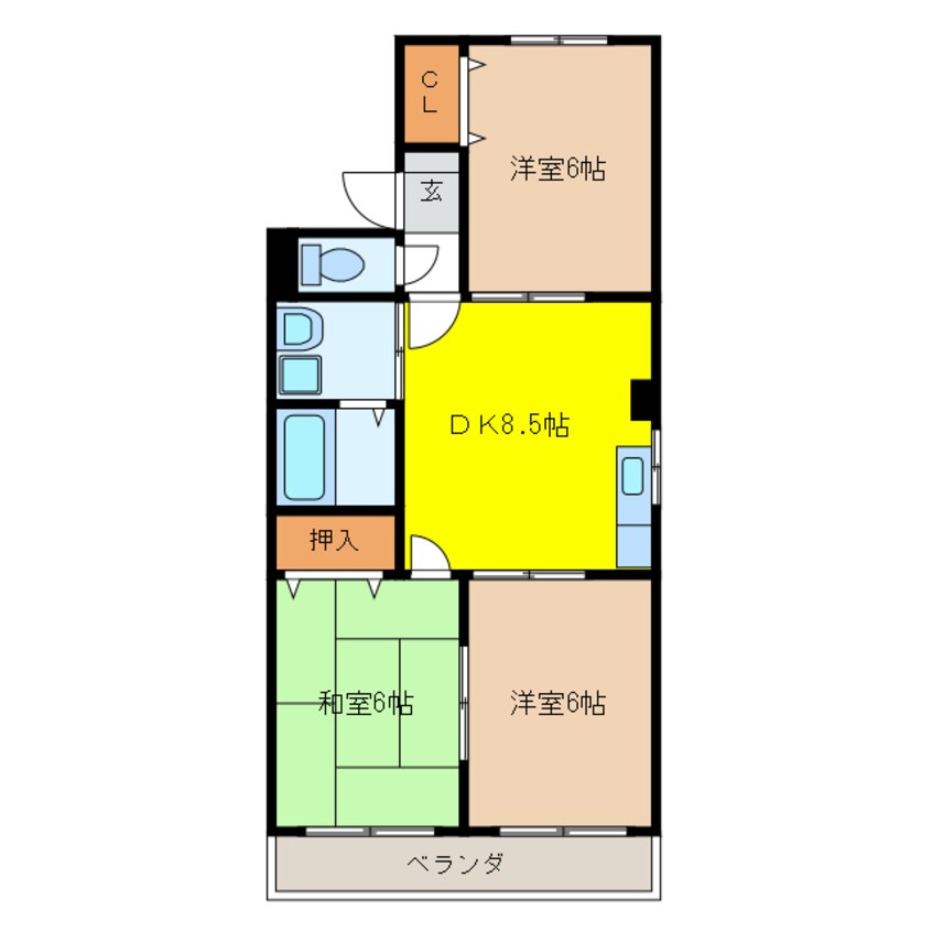 間取図 ジ・ラソーレ