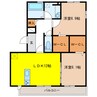 ＣＯＮＦＯＲ　Ｖ 2LDKの間取り