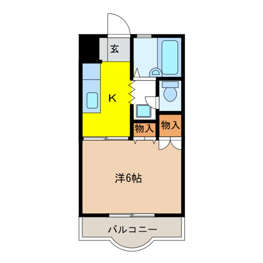 間取図 パインリーフ北郷