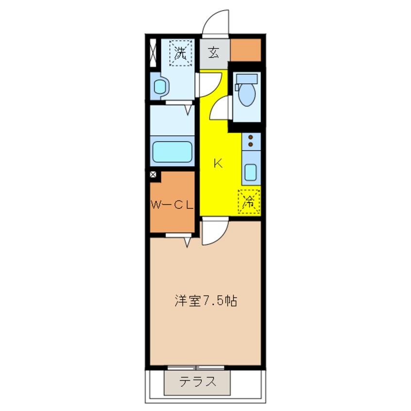 間取図 Ｓｃｈｌｏｓｓｅ　Ｆｕｊｉ　Ⅷ