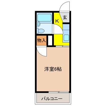 間取図 サンコーポスミ