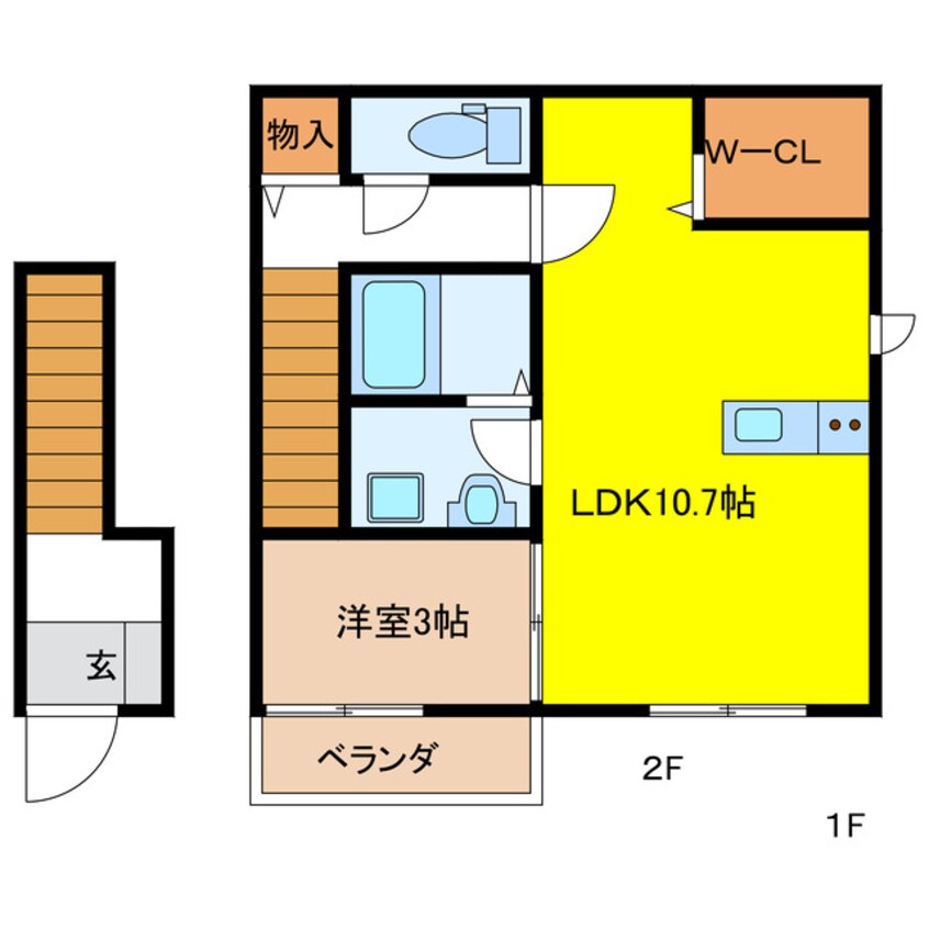 間取図 Dieci Castello Kurro