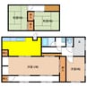 岐阜市下鵜飼2階建て 4LDKの間取り