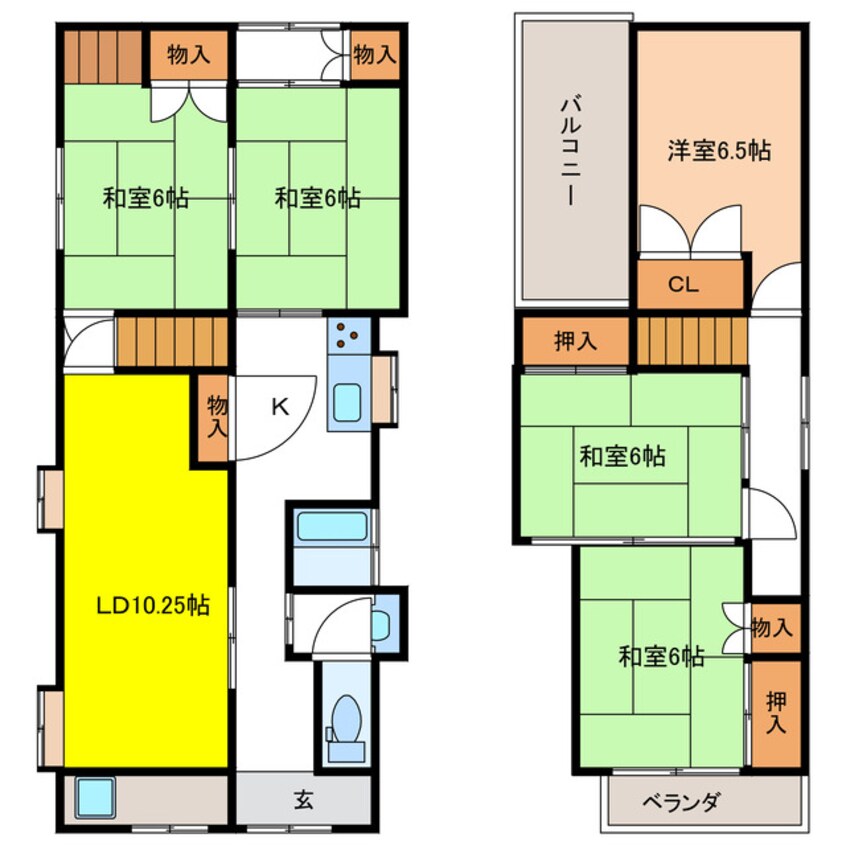 間取図 リノベファミリーハウス上土居