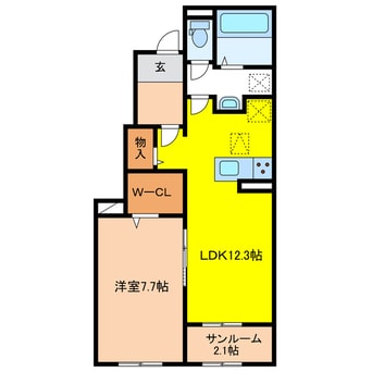 間取図 アルドーレⅠ