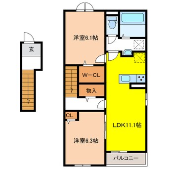 間取図 アルドーレⅠ