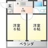 Comodo2 2Kの間取り