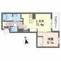 シャーメゾン長良セントラルの間取図