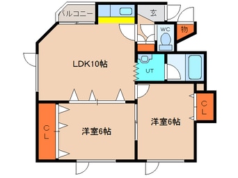 間取図 ソニック富岡
