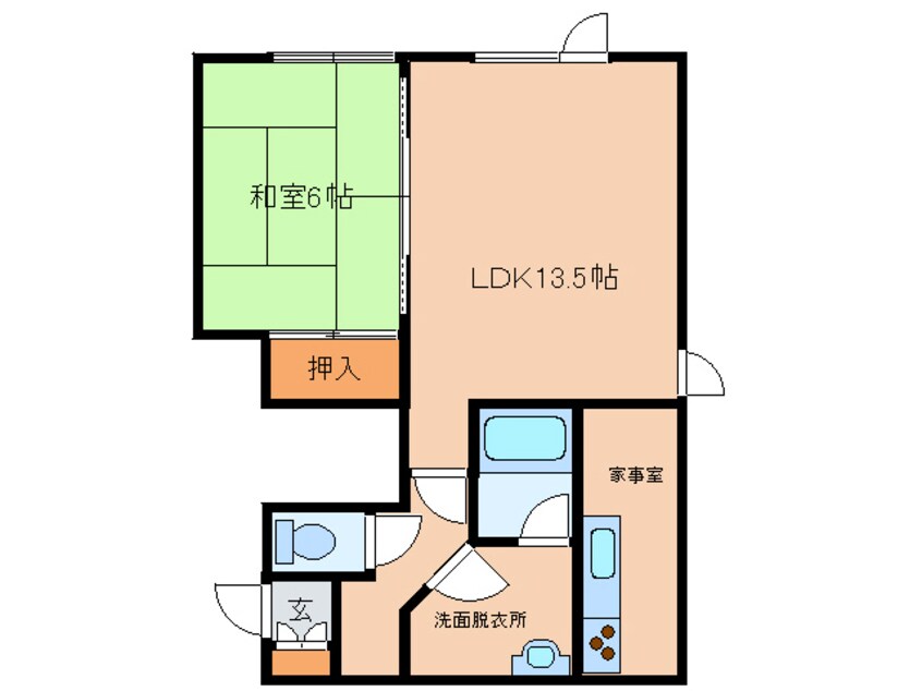 間取図 めぞん参番館