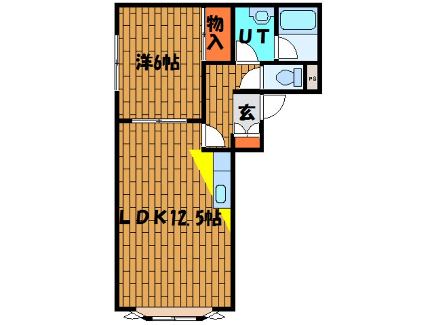 間取図 シャルル大手町