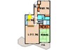 マンションリヴァージュ 2LDKの間取り