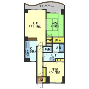 間取図 マンションリヴァージュ