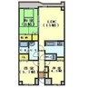 マンションリヴァージュ 3LDKの間取り