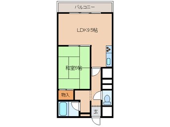 間取図 フラットフォーレスト２