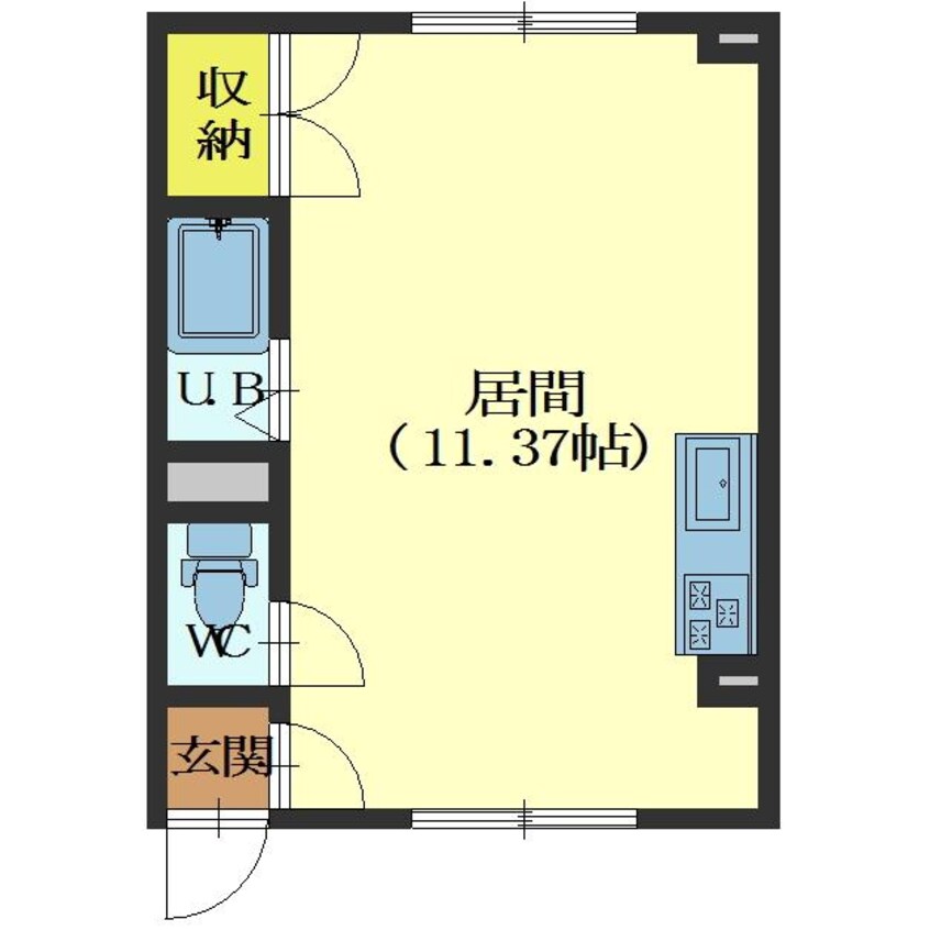 間取図 ヒルトン函館