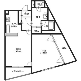 間取図 プレセランス函館山