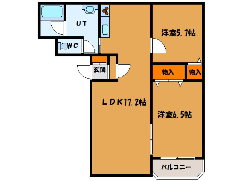 間取図 ピュアライフＭats