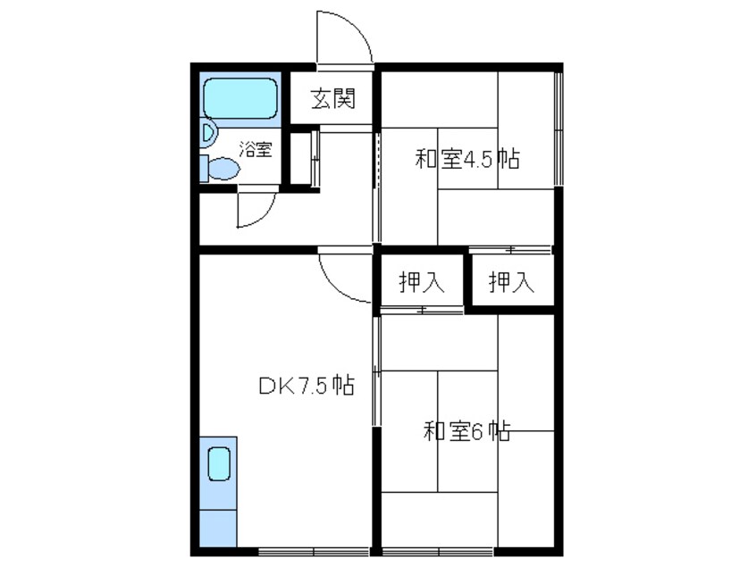 間取図 コータス衣笠