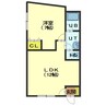 アーバンパレス762 1LDKの間取り